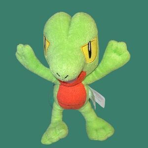 Pokemon Official & Premium Quality Treecko Plush by TOMY 7”